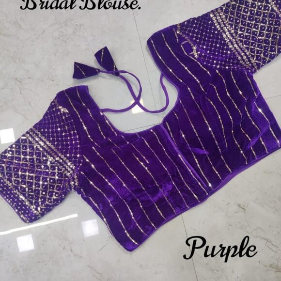 VELVET BLOUSE - Picture 15 of 16